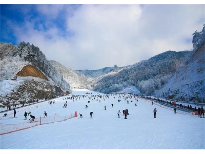 杭州临安湍口芦荻古温泉+大明山万松岭滑雪场2日1晚自由行