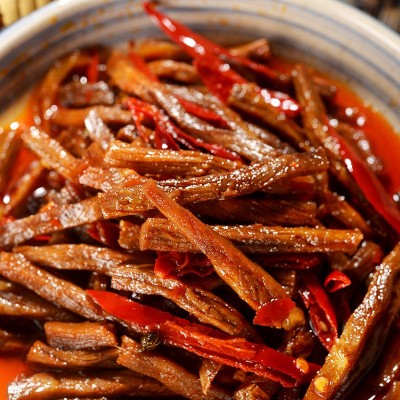 麻辣牛肉即食小吃四川特产麻辣熟食卤味牛肉冷吃零食 厂家批发  2袋