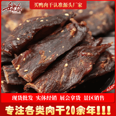 风干鸭肉干 500g 休闲零食品肉类网红麻辣厂家自销批发展会跑江湖2斤