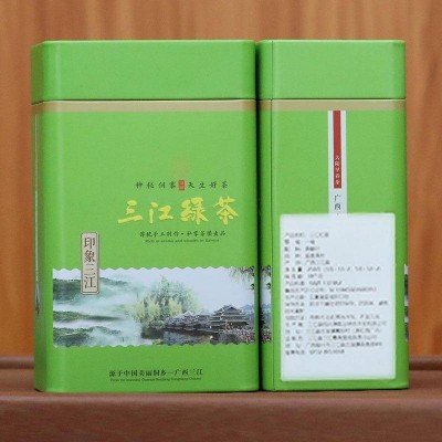 2023年新茶毛尖绿茶茶叶高山绿茶嫩芽散装茶叶三江绿茶100g罐装  2罐